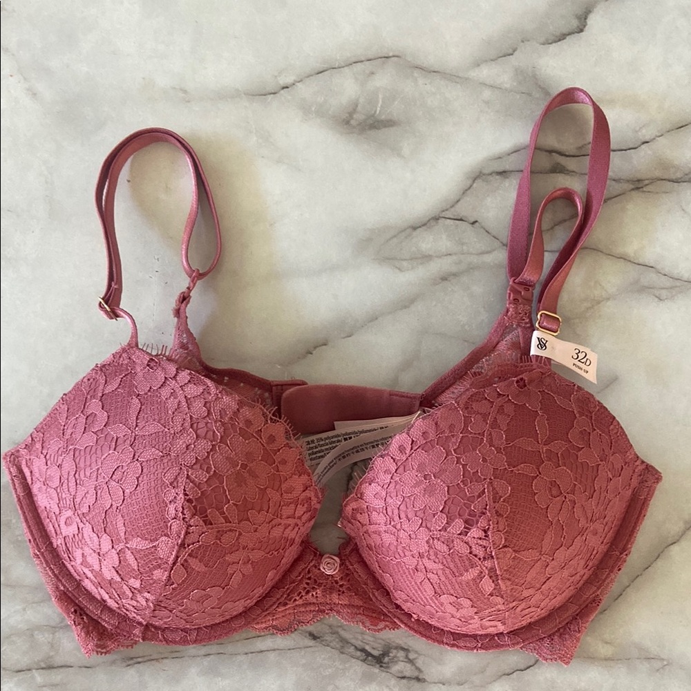 Women’s Lace Underwire Bra - Dusty Rose